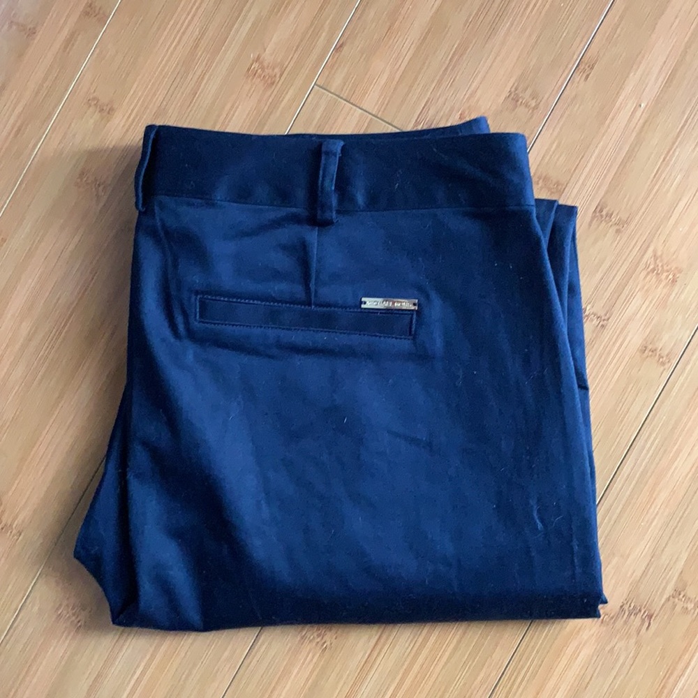 NWOT Michael Kors navy pants - Picture 2 of 6